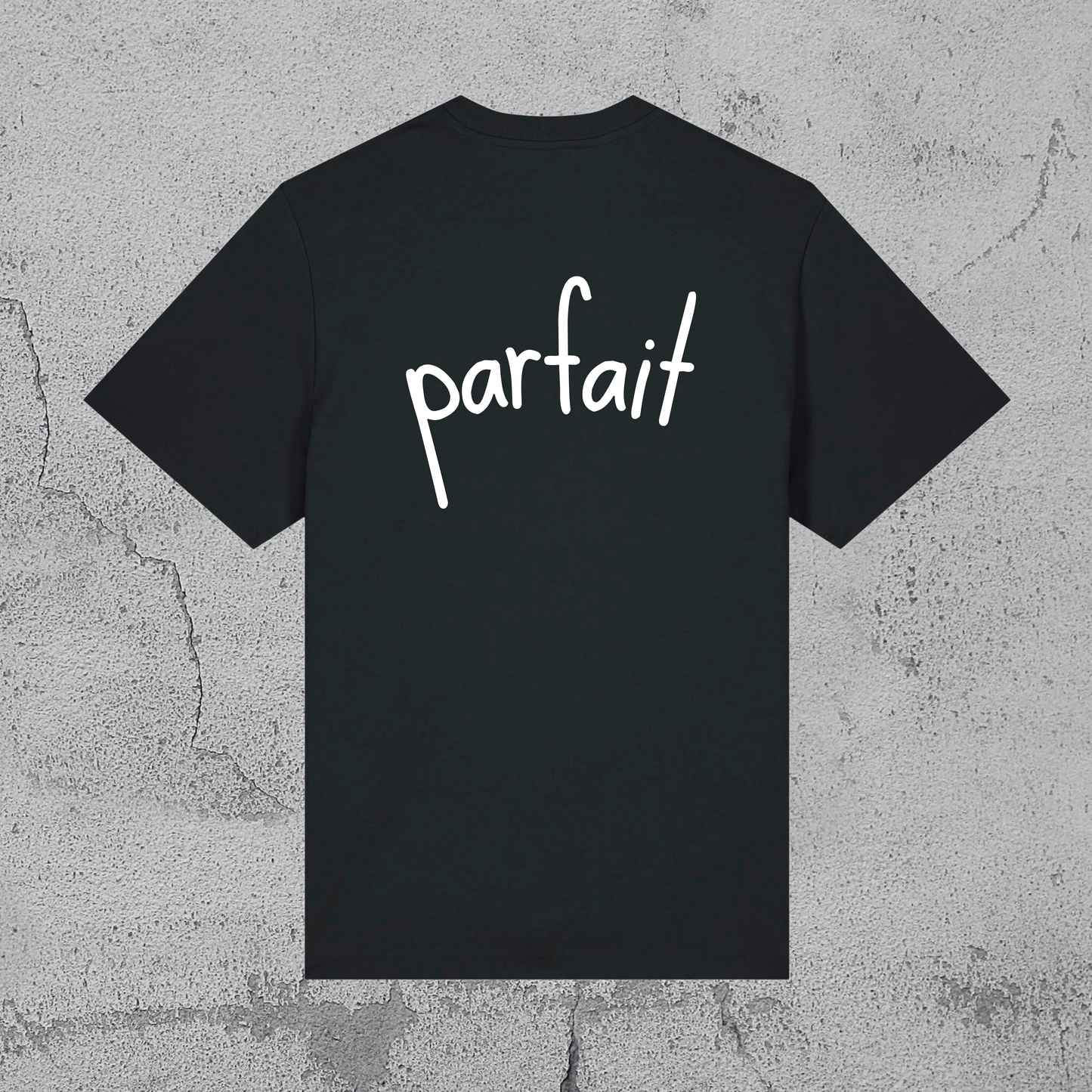 T-SHIRT - PARFAIT (BLACK - FRONT & BACKPRINT)