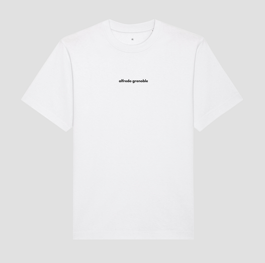 AG WHITE SIGNATURE TEE