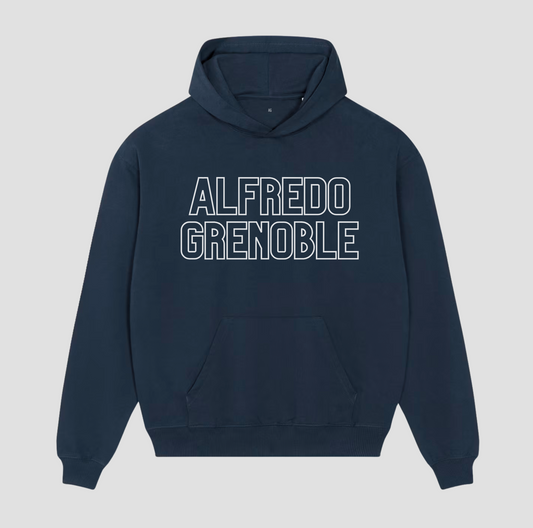 Navy Logo Hoodie